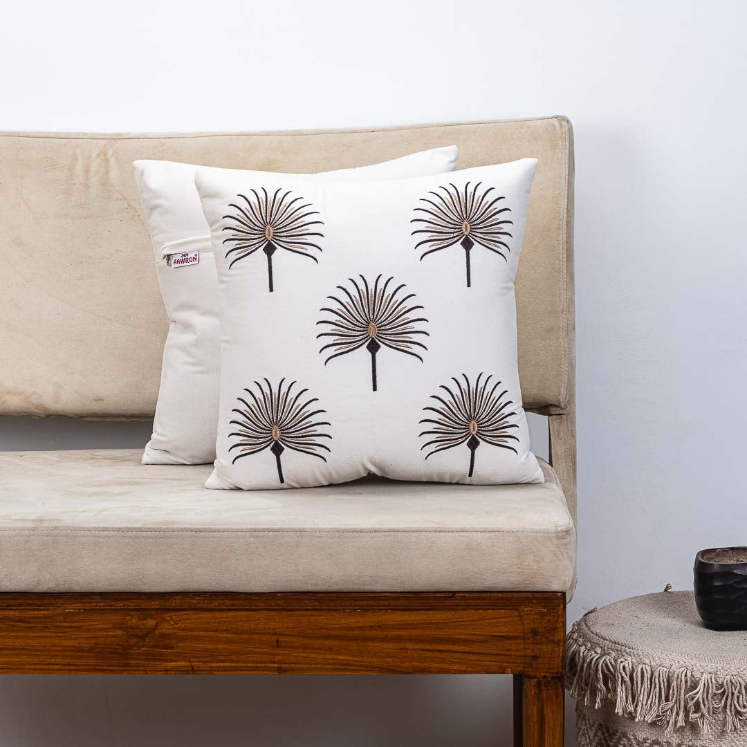 Five Nordic Flower Cushion Cover