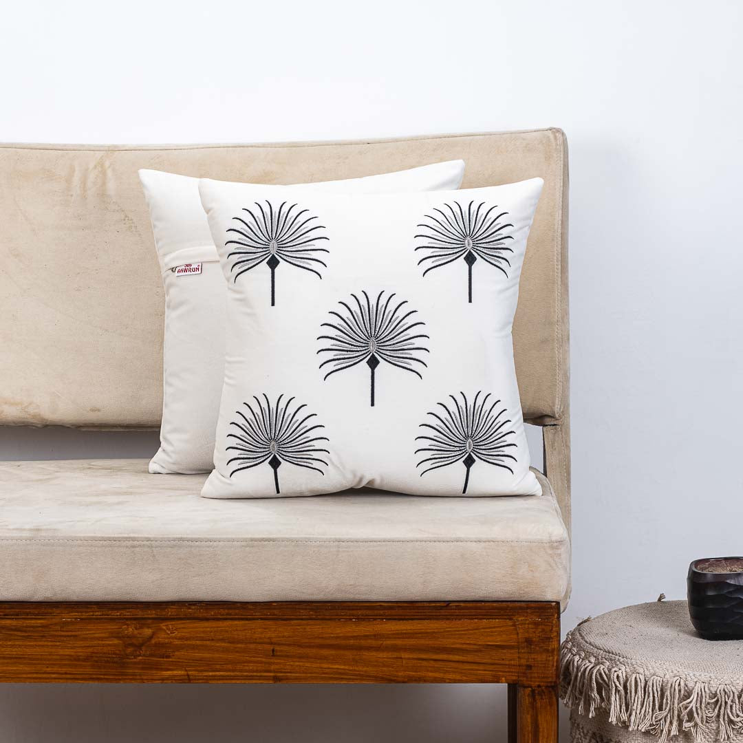 Five Nordic Flower Cushion Cover