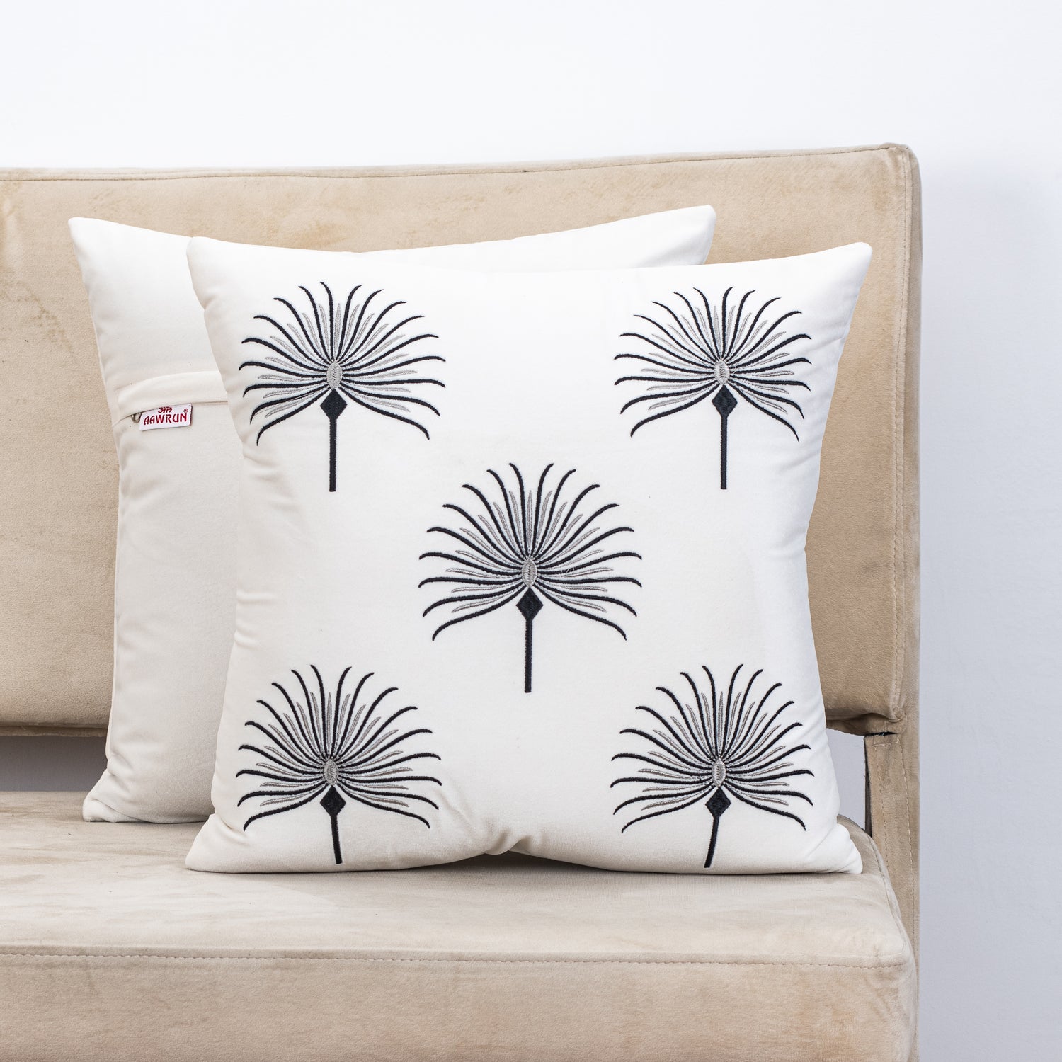 Five Nordic Flower Cushion Cover