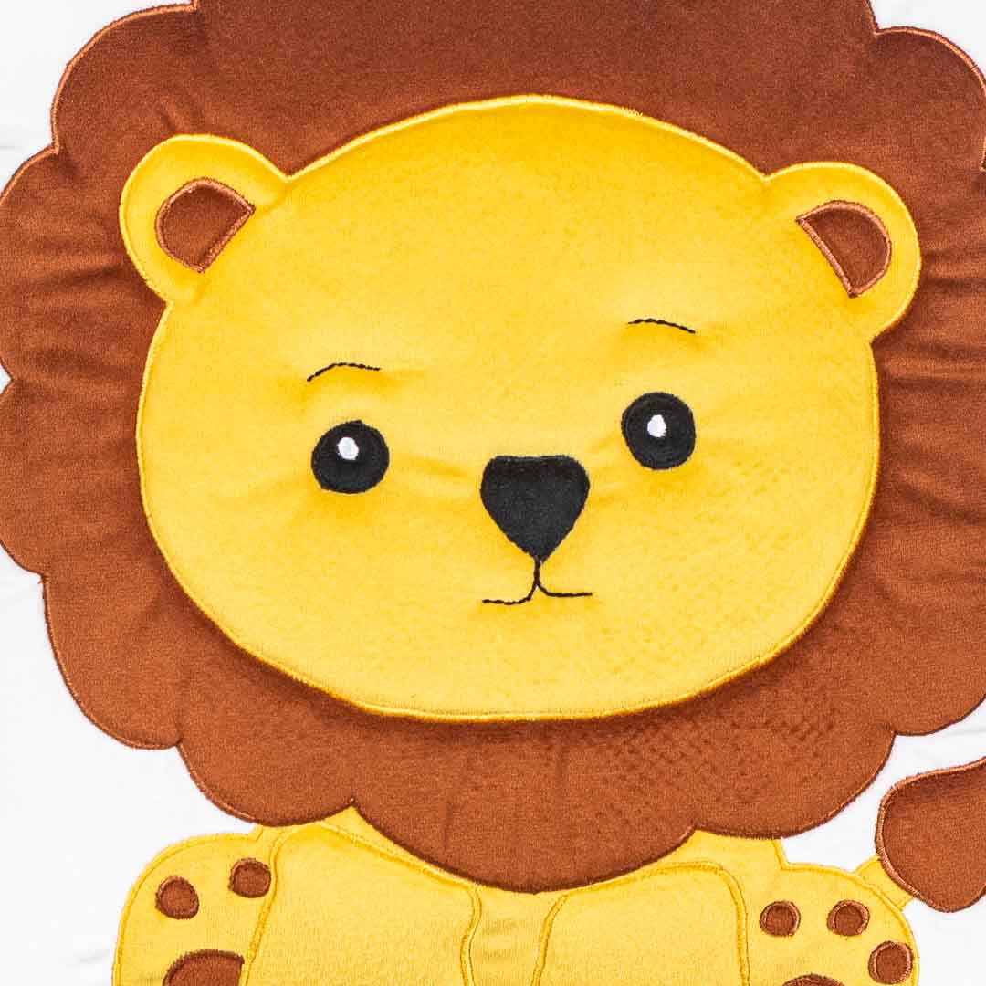 Premium Lion Cub Cushion Cover