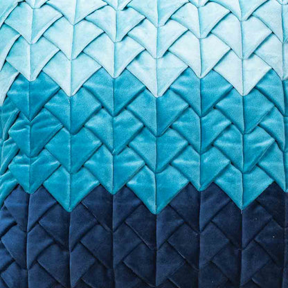 Premium Velvet Shaded Pineapple Textured Cushion Cover