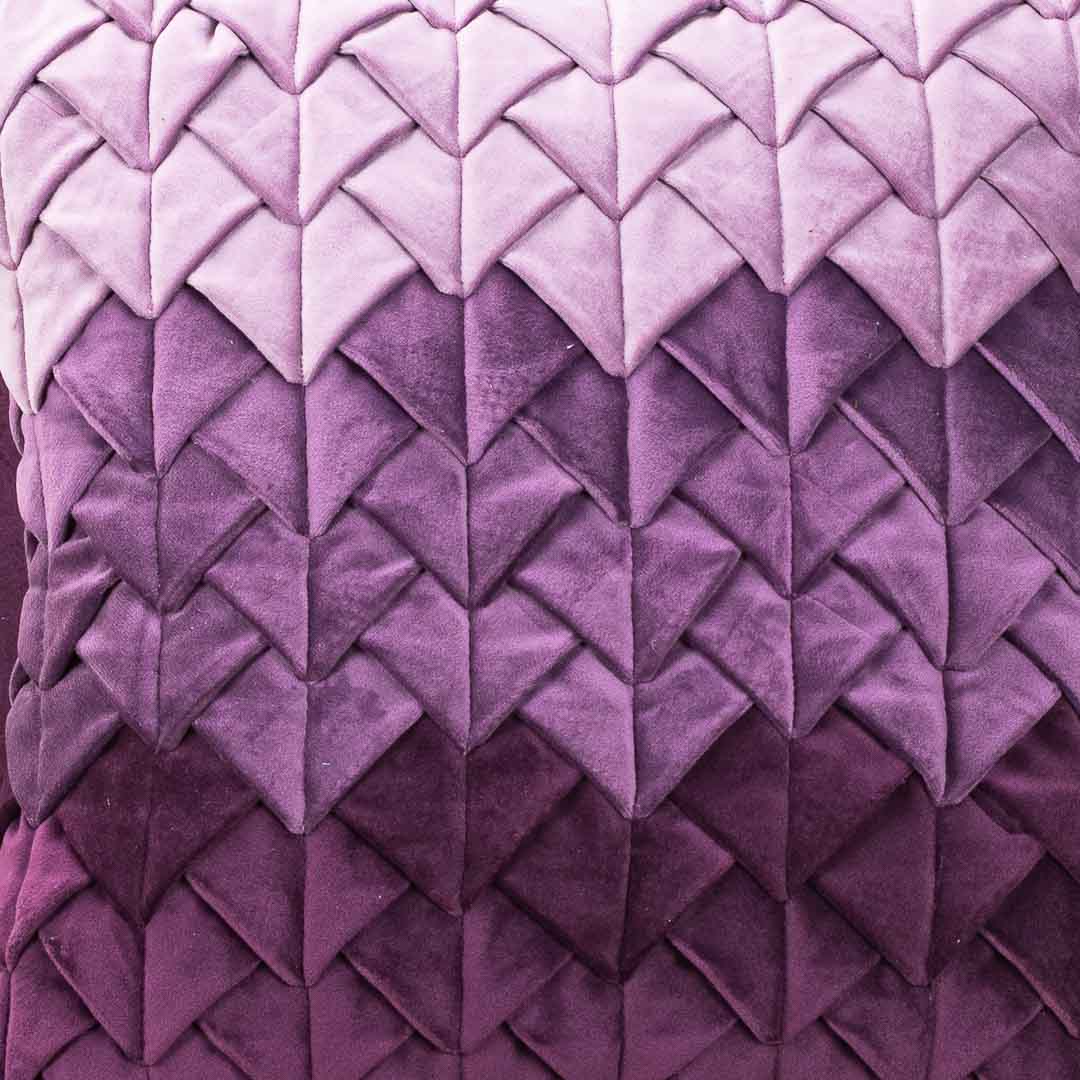 Premium Velvet Shaded Pineapple Textured Cushion Cover