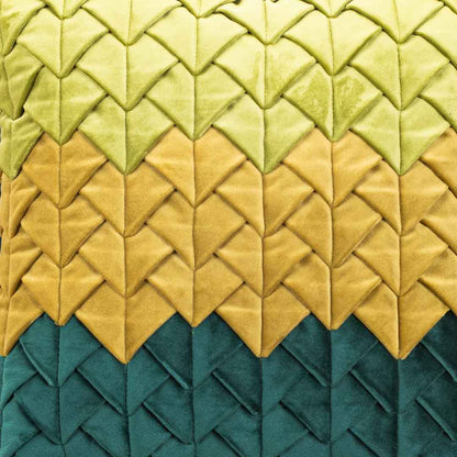 Premium Velvet Shaded Pineapple Textured Cushion Cover
