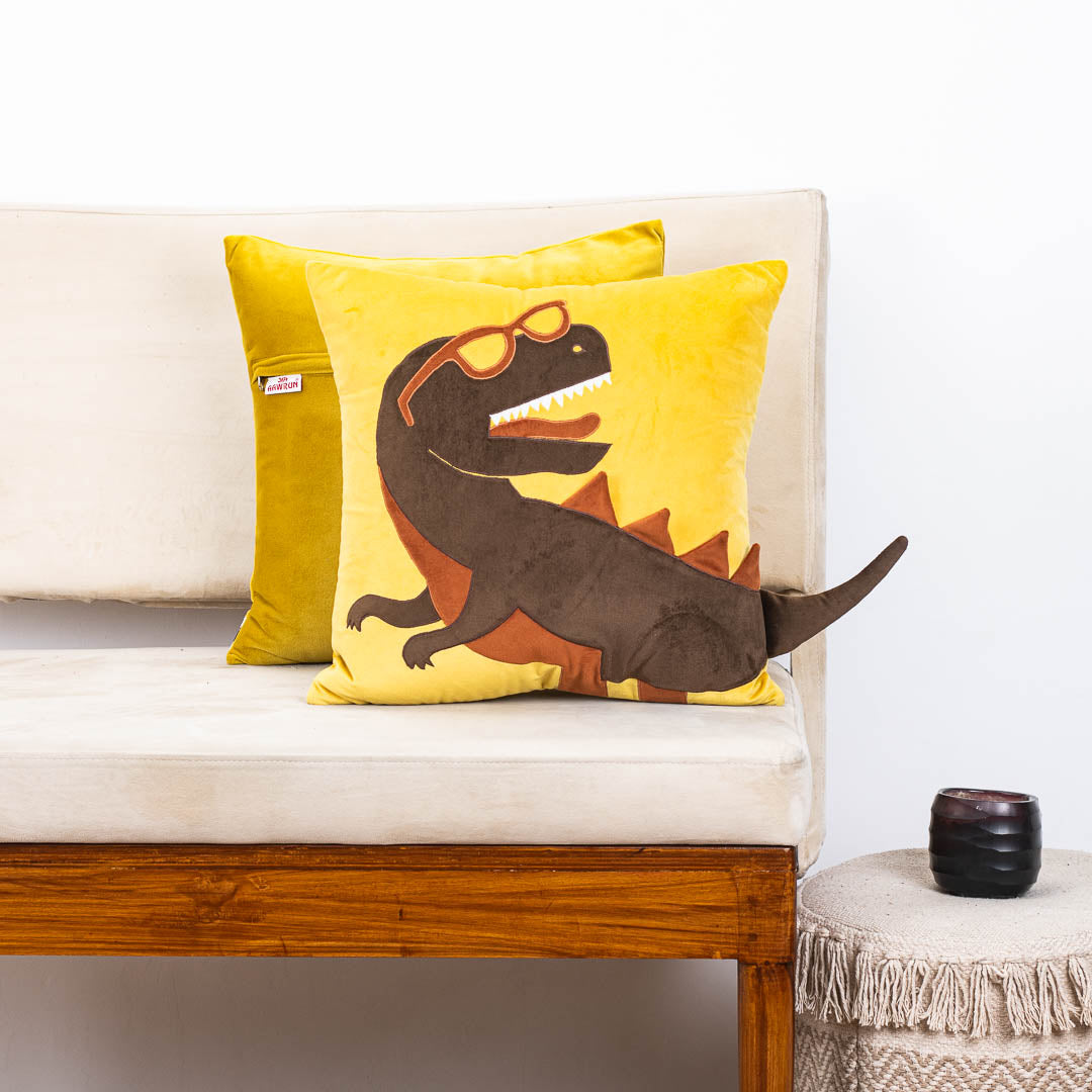 Premium Baby Dino Cushion Cover