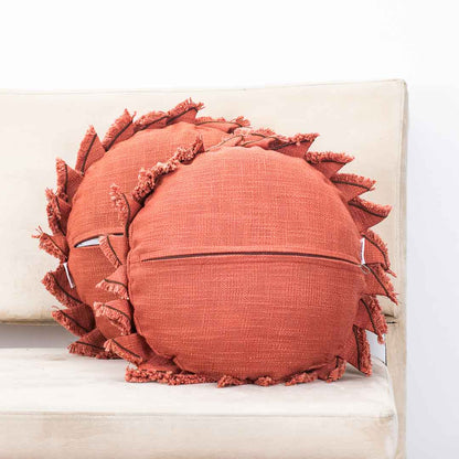 Premium Handmade Jute Chakri Cushion Cover