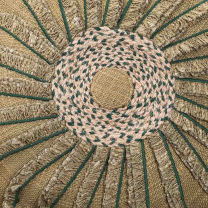 Premium Handmade Jute Chakri Cushion Cover