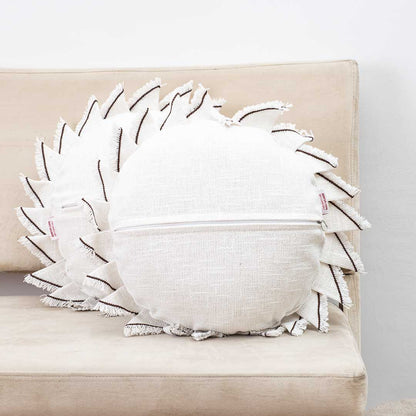 Premium Handmade Jute Chakri Cushion Cover