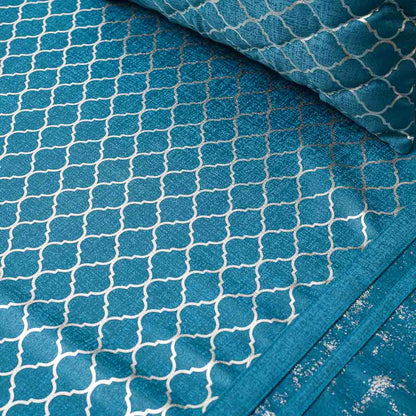 Premium Jacquard Foil Printed (1+2+2+2+1) Bed Cover