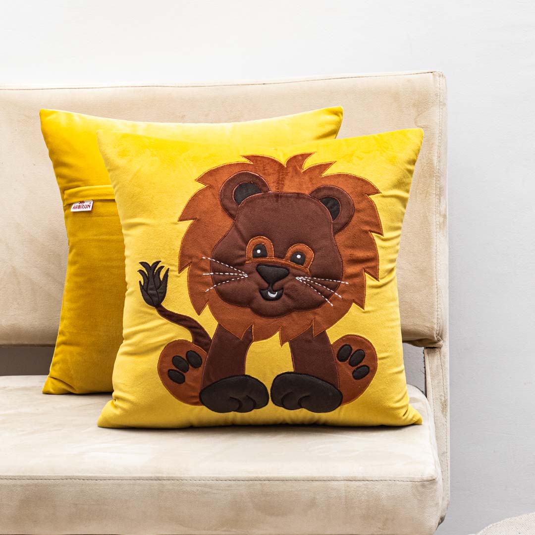 Premium Lion CUB Cushion Cover