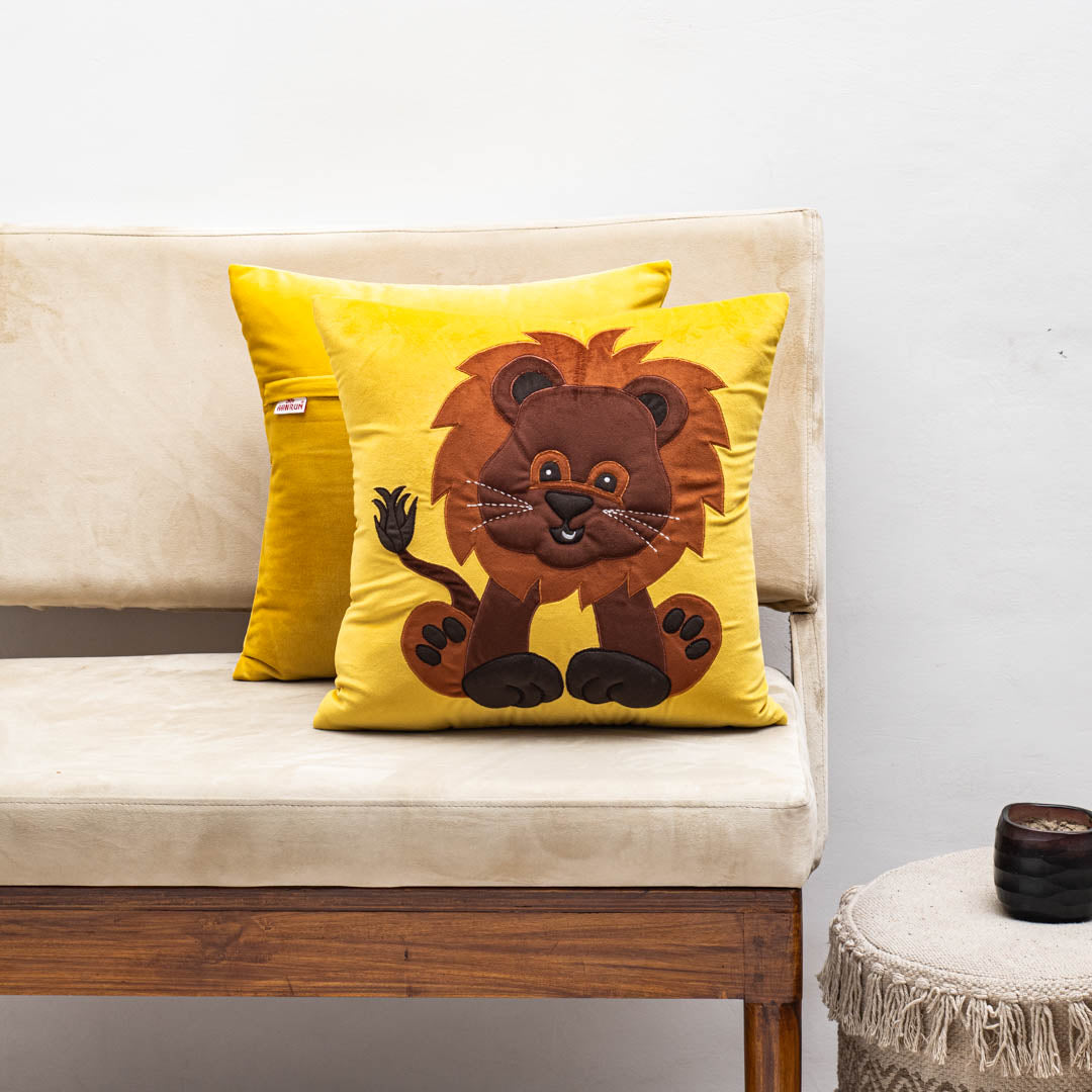 Premium Lion CUB Cushion Cover