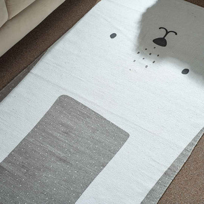 Premium White- Grey Gug Design Three 74x144 cm