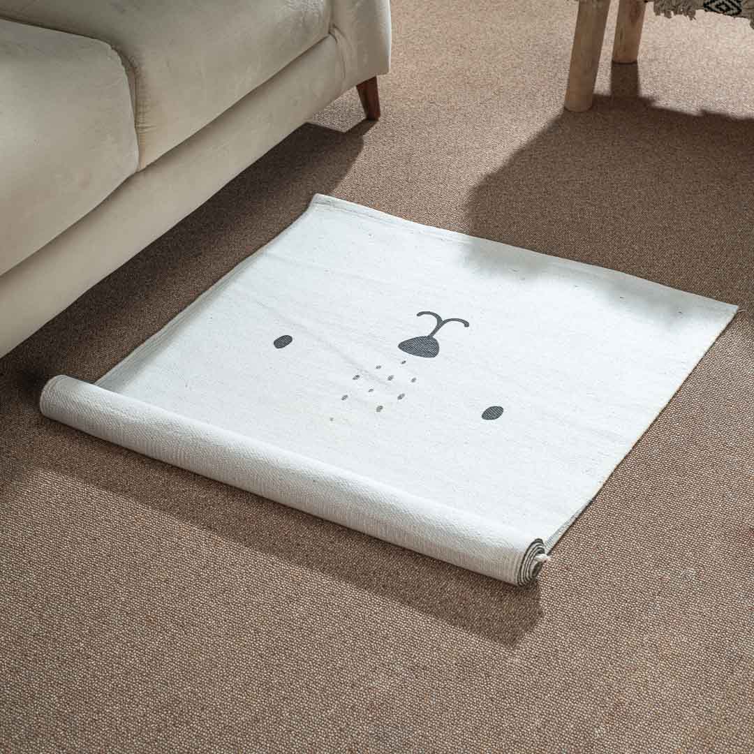 Premium White- Grey Gug Design Three 74x144 cm