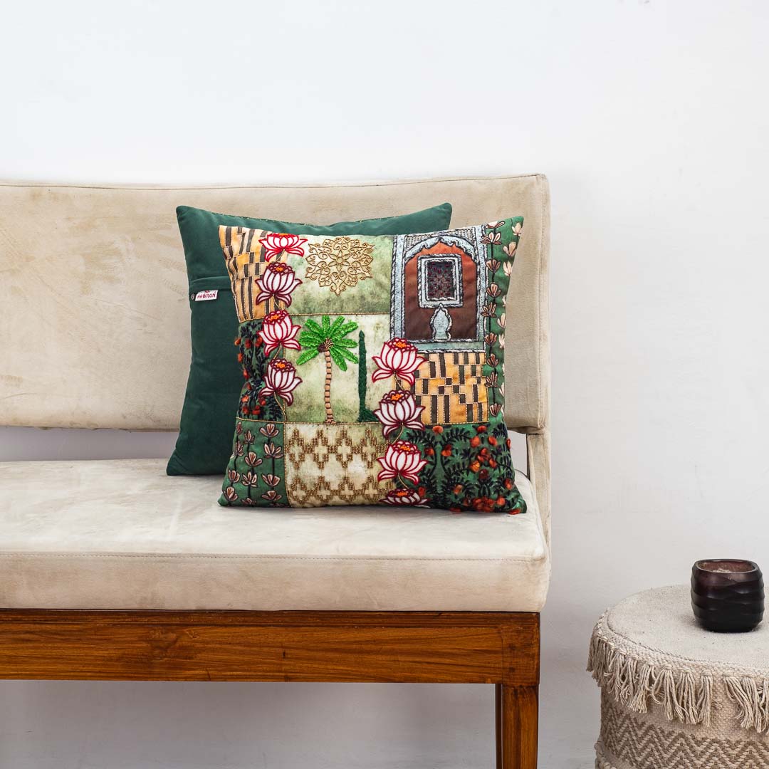Premium Palace Garden Cushion Cover