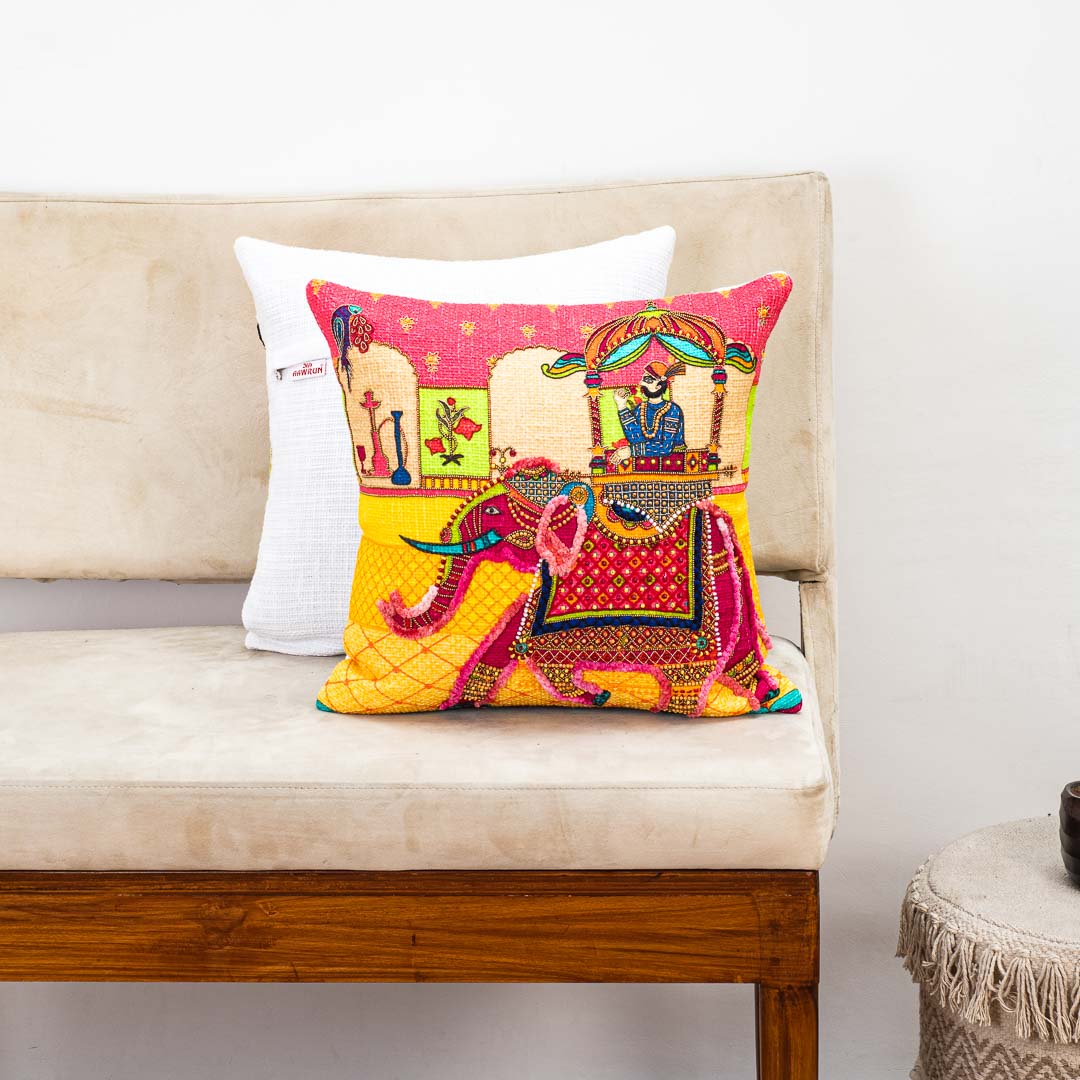 Premium Royal Caravan Cushion Cover