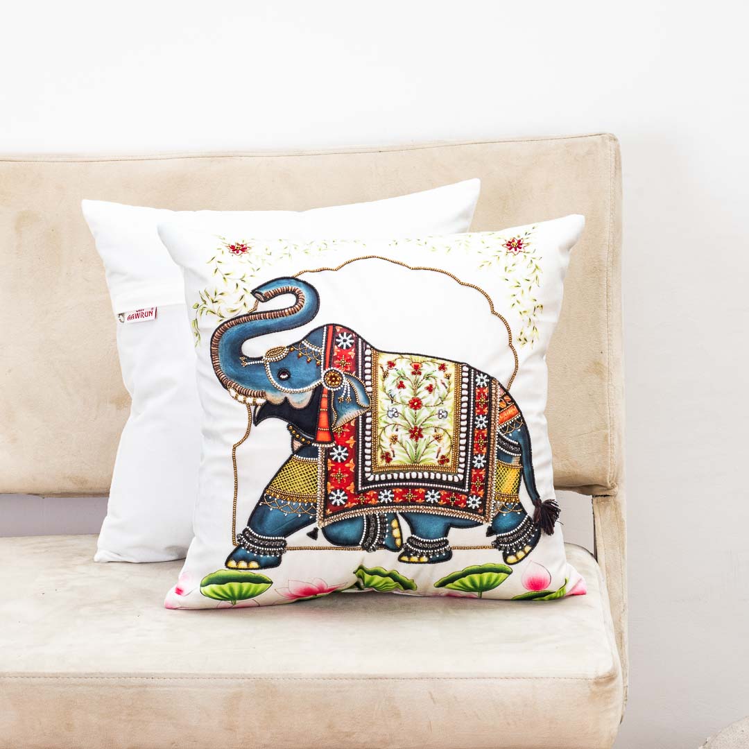 Premium Lotus Maharaja Cushion Cover