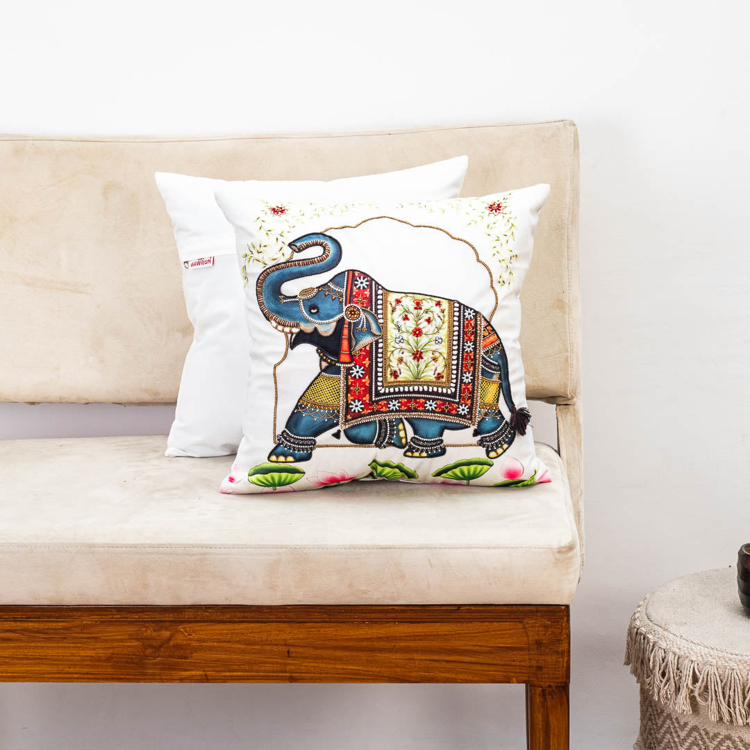 Premium Lotus Maharaja Cushion Cover
