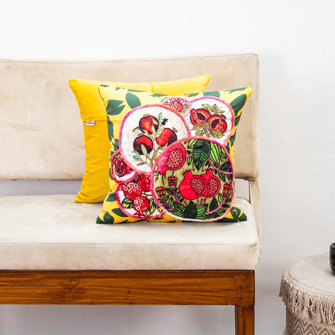 Premium Pomegranate Cushion Cover