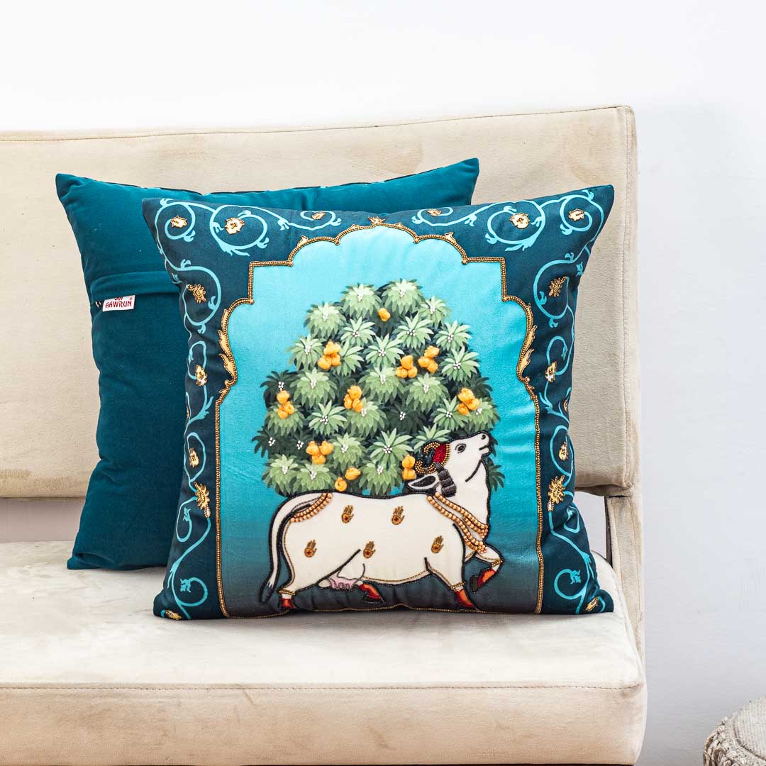 Premium Kaamdhenu Cushion Cover