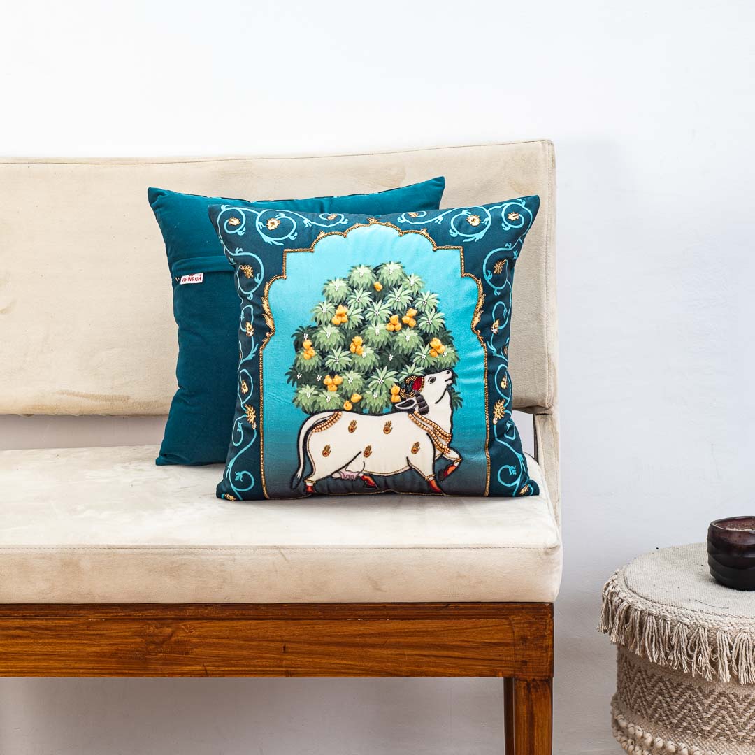 Premium Kaamdhenu Cushion Cover