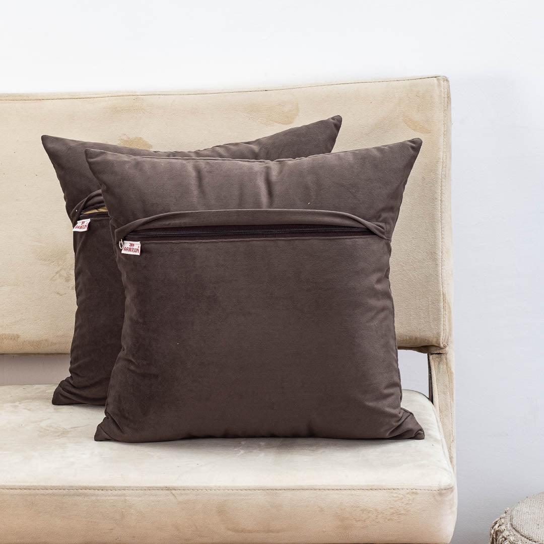 Premium Royal Cow &amp; Lotus Ring Cushion Cover