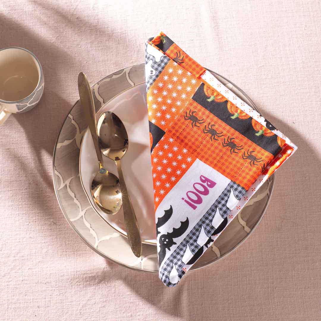 Premium Halloween Printed (2pcs set) Napkin