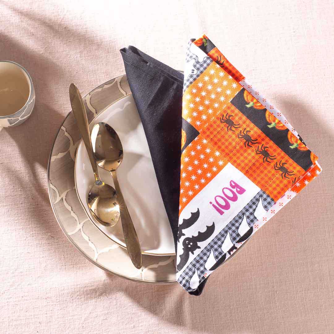 Premium Halloween Printed (2pcs set) Napkin