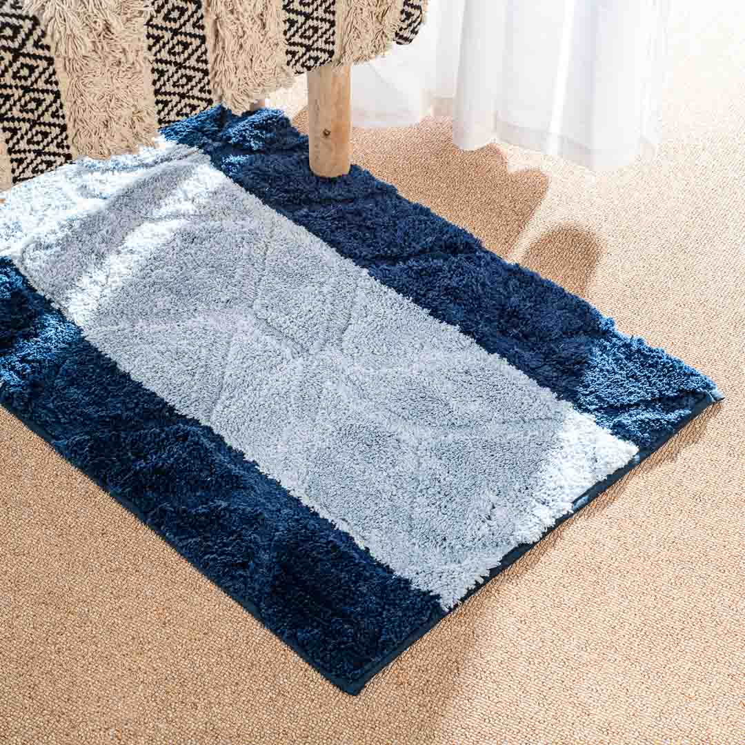 Premium Blue White Micro RunnerDdesign One