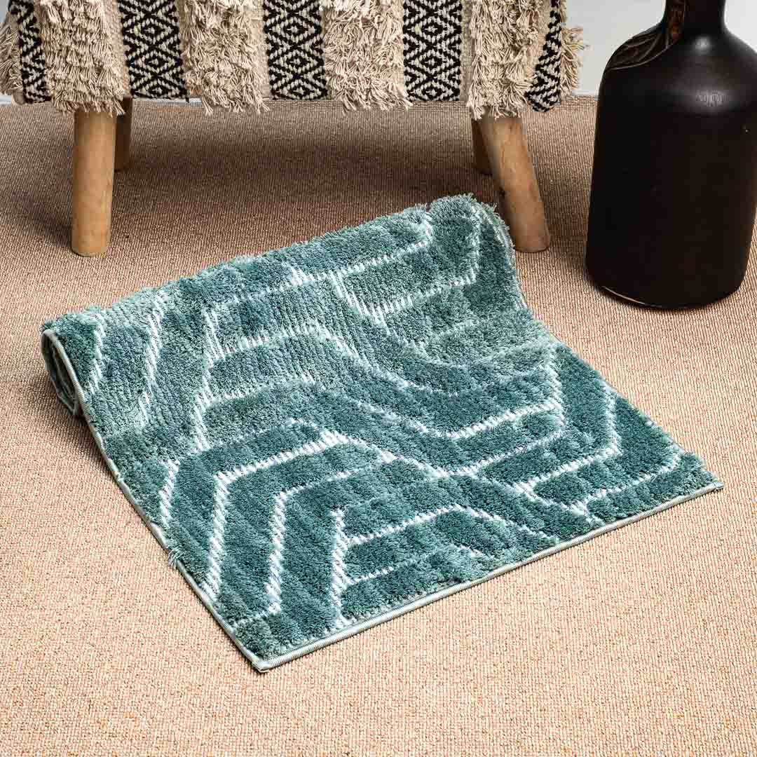 Premium Green Micro Runner Carpet Design Five