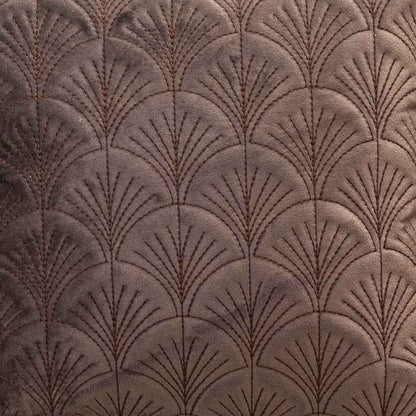 Premium self Embossed Leaf Design Cushion Cover