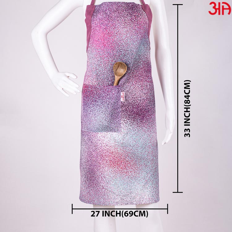 Colourful Galaxy Printed Kitchen Cotton Apron