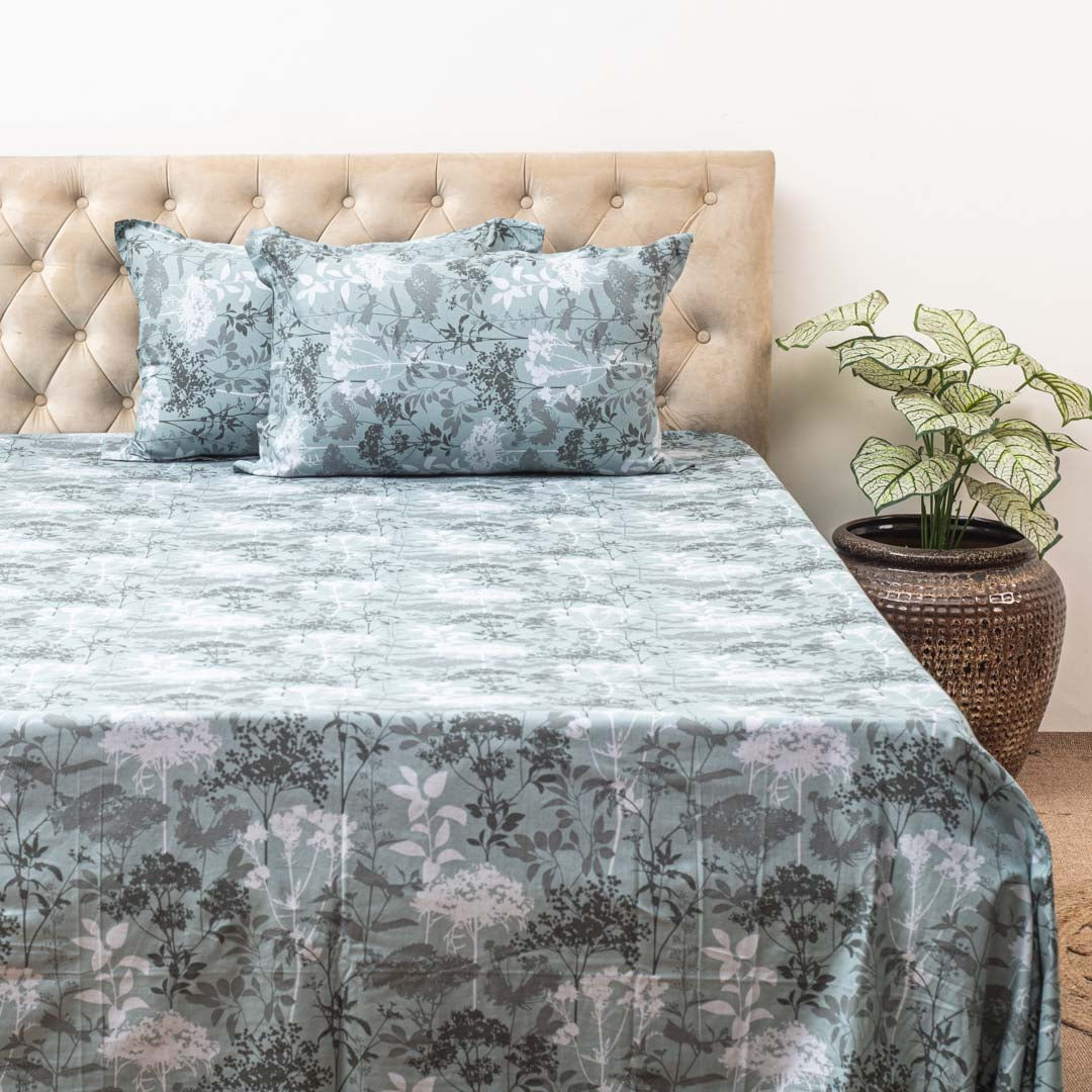 Premium Multi Colour Corsika (1+2) Bed Cover Design Four