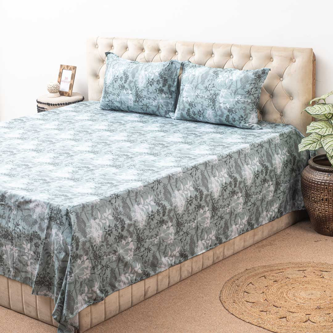 Premium Multi Colour Corsika (1+2) Bed Cover Design Four