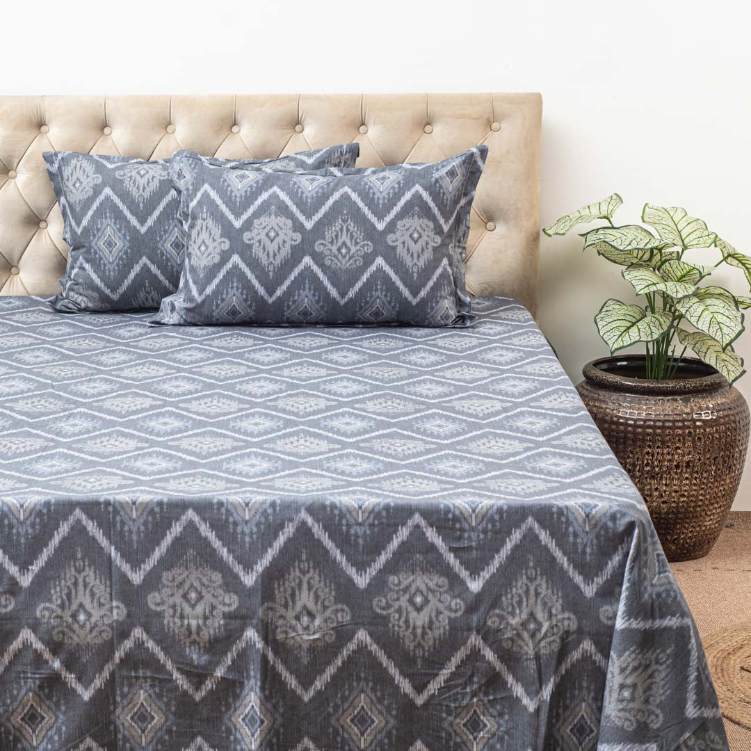 Premium Multi Colour Corsika (1+2) Bed Cover Design Five