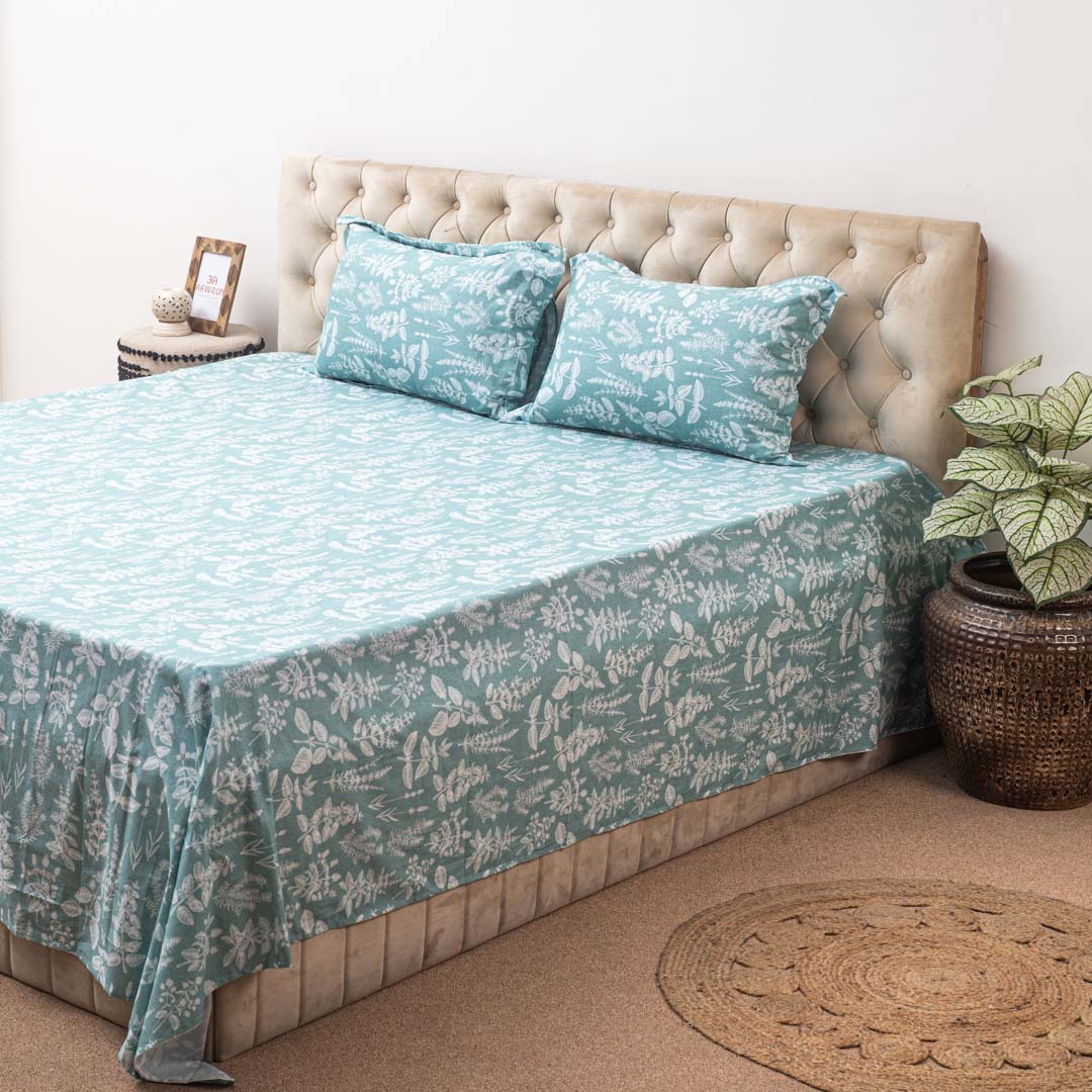 Premium Multi Colour Corsika (1+2) Bed Cover Design Eight