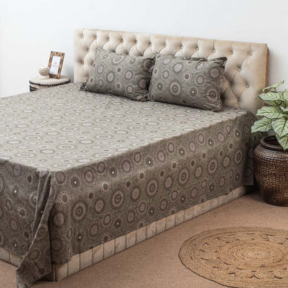 Premium Multi Colour Corsika (1+2) Bed Cover Design Nine