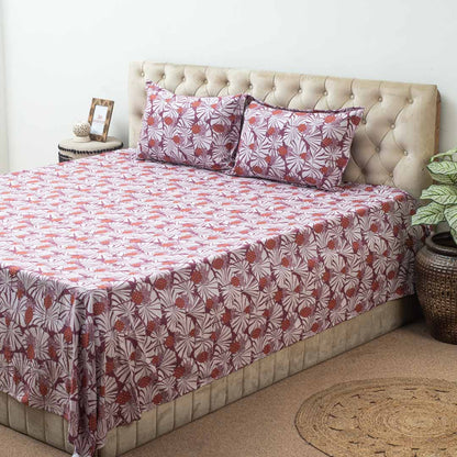 Premium Multi Colour Corsika (1+2) Bed Cover Design Ten