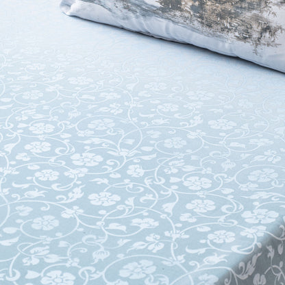 Premium 100% Cotton Ocean Bloom Bed Sheet Design One