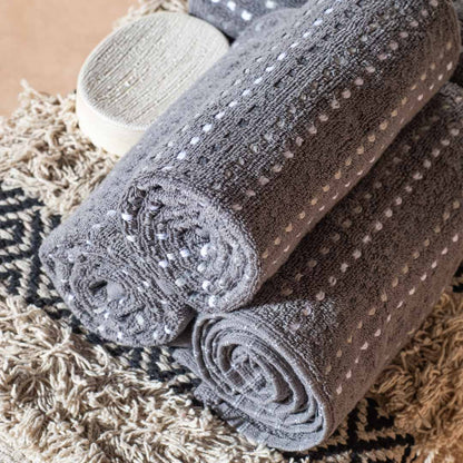 Premium Dotted Stripe Hand Towel