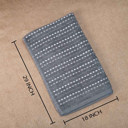 Premium Dotted Stripe Hand Towel