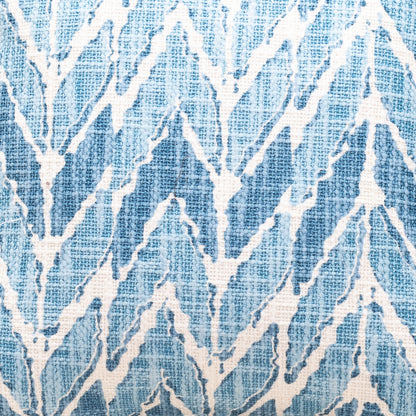 Ikat Zig Blue Cotton Cushion Cover – 16x16 Inch Stylish Home Décor
