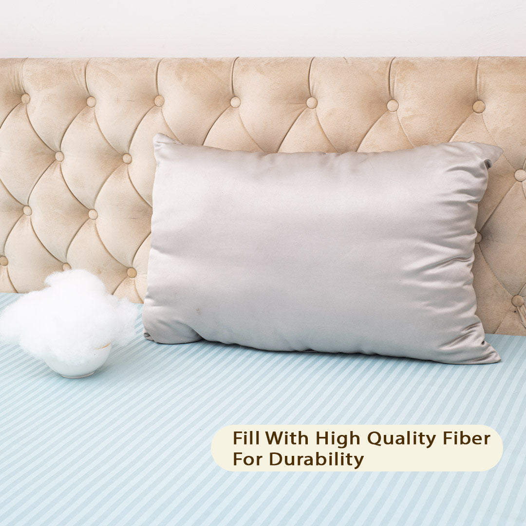 Satin Accent Poly Fibre Rectangle Large Size Pillow