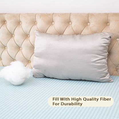 Satin Accent Poly Fibre Rectangle Large Size Pillow