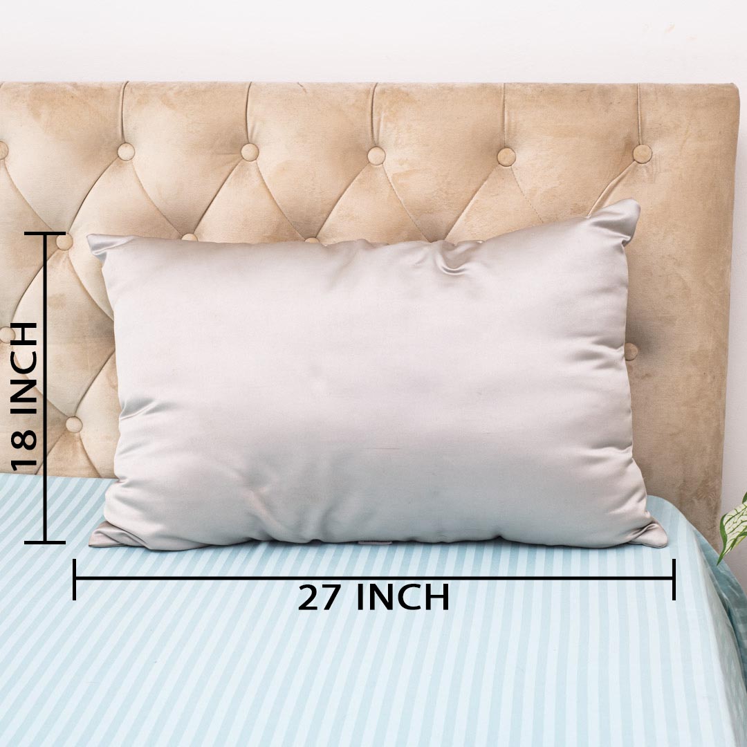 Satin Accent Poly Fibre Rectangle Large Size Pillow
