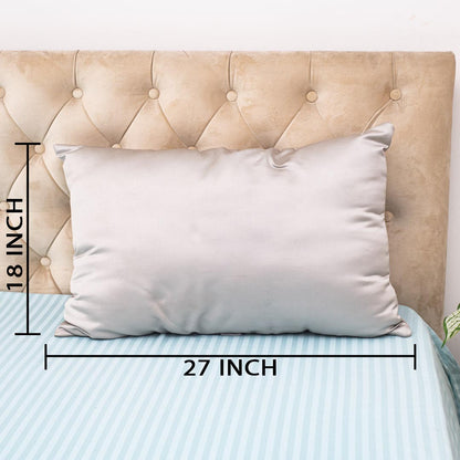 Satin Accent Poly Fibre Rectangle Large Size Pillow