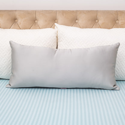 Satin Accent Poly Fibre Rectangle Large Size Cushion