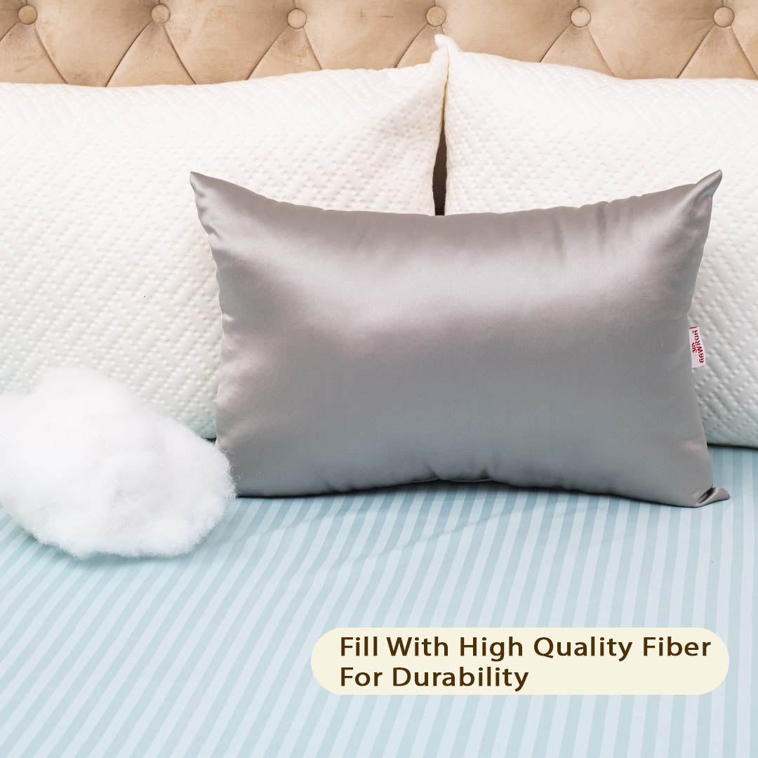 Satin Accent Poly Fibre Rectangle Medium Size Cushion