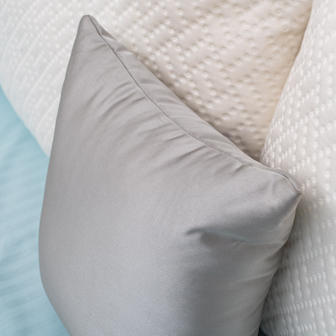Satin Accent Poly Fibre Square Small Size Cushion