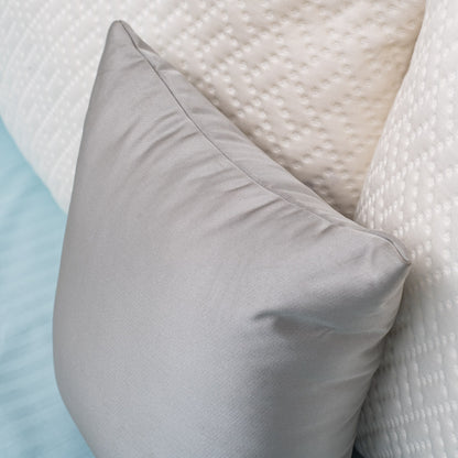 Satin Accent Poly Fibre Square Small Size Cushion