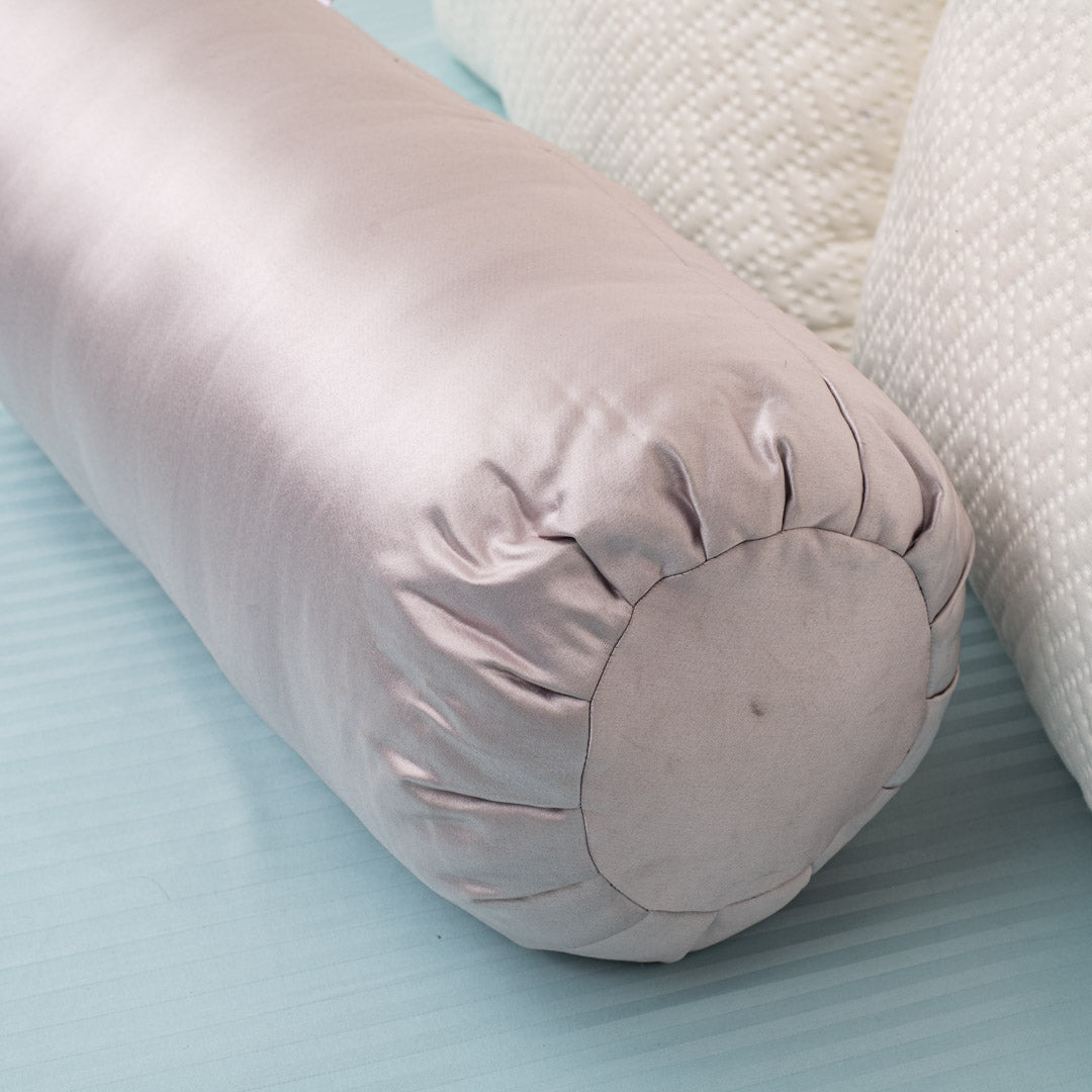 Satin Accent Poly Fibre Square Large Size Bolster