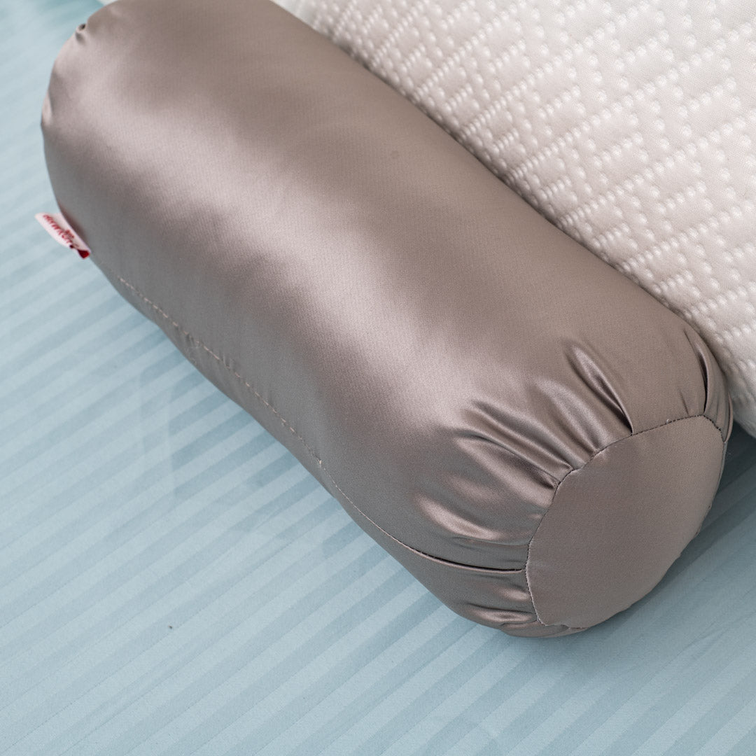 Satin Accent Poly Fibre Square Small Size Bolster